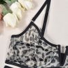 Lingerie Product Sexy Comfortable Leopard Print Sexy Bra Strap Leg Neck Ring