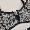 Lingerie Product Sexy Comfortable Leopard Print Sexy Bra Strap Leg Neck Ring